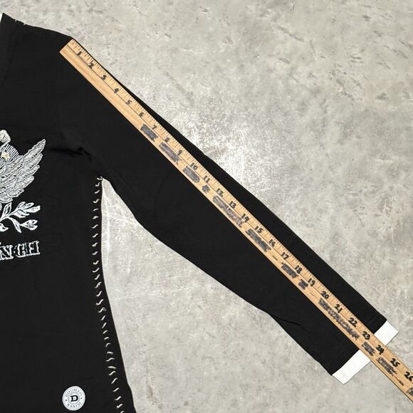 Double D Ranch Top Women Medium Patriotic Bald Eagle Embelished Western - Picture 5 of 10